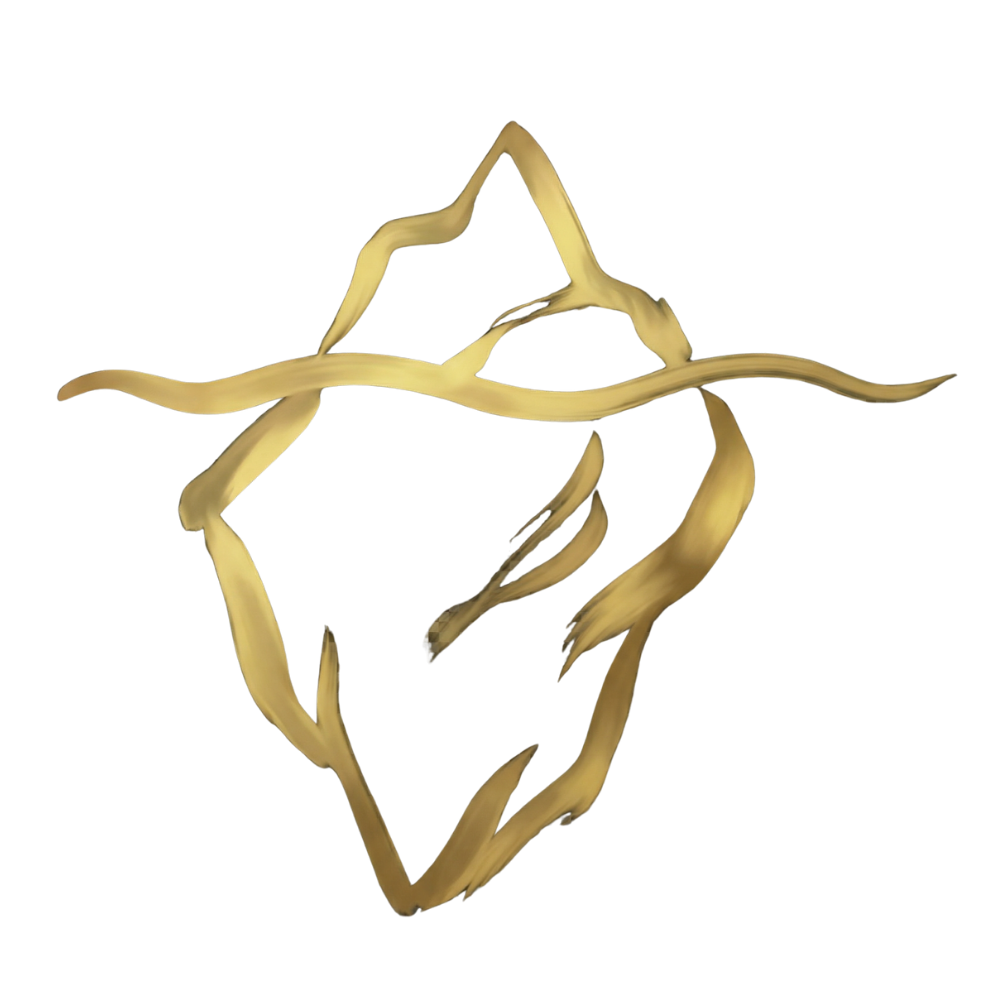 Eisberg mit sichtbarem und unsichtbarem Anteil